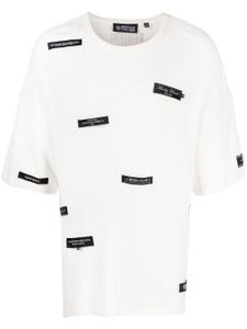 Mostly Heard Rarely Seen t-shirt à patchs logo - Blanc