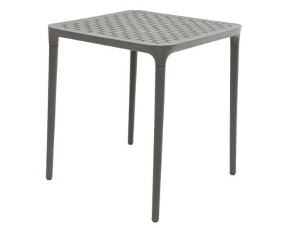 Tafel Porto kunststof 65x65cm antraciet Tafel Porto kunststof 65x65cm antraciet