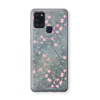 Sierlijke bloemen: Samsung Galaxy A21s Transparant Hoesje