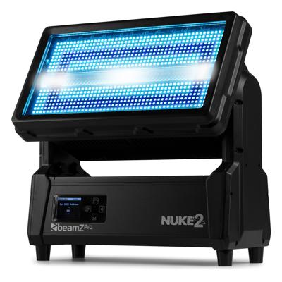 Beamz Nuke 2 gemotoriseerde strobe beam IP67