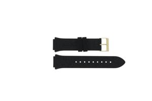 Horlogeband Guess GW0105L2 / W0105L2 / Raven Silicoon Zwart 18mm