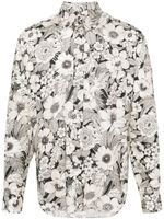 TOM FORD chemise en Iyocell à fleurs - Blanc