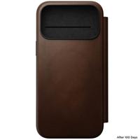 Nomad Modern Leather Folio iPhone 17 Pro Max Bruin