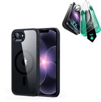 iPhone 17e Bundle Classic Hybrid Magnetic Case & Armorite® Screen Protector - Clear Black