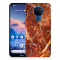 Nokia 5.4 | TPU | Siliconen hoesje | Marmer Bruin