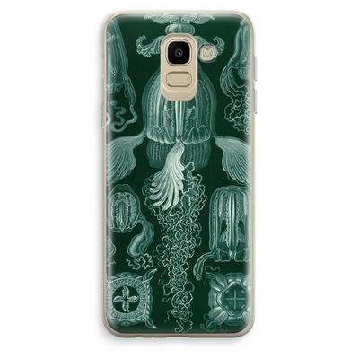 Haeckel Cubomedusae: Samsung Galaxy J6 (2018) Transparant Hoesje