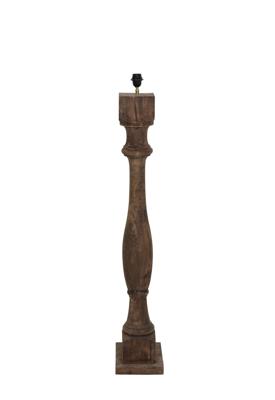 Light & Living Vloerlamp 'Robbia' 23x23x125 cm, hout weather barn