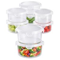 Plasticforte Vershoudbakjes set Classic - 8x stuks - vriezer / magnetron - kunststof - diverse maten