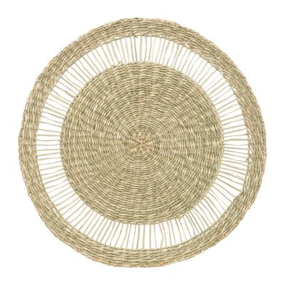 Secret de Gourmet Tafel Placemat - zeegras naturel - rond - 38 cm - Onderleggers