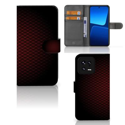 Xiaomi 13 | Telefoon Hoesje | Geruit Rood