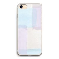 Square pastel: iPhone 7 Transparant Hoesje