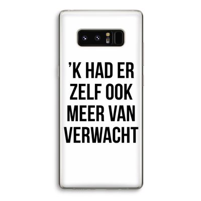 Meer verwacht: Samsung Galaxy Note 8 Transparant Hoesje