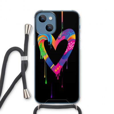 Melts My Heart: iPhone 13 Transparant Hoesje met koord