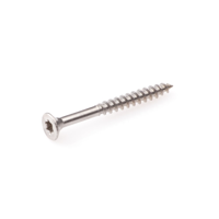 4tecx Assortiment spaanplaatschroeven platverzonkenkop Torx 1318-delig RVS A2