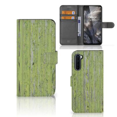 OnePlus Nord | Book Style Case | Green Wood