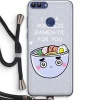 I'm A Hopeless Ramen-Tic For You: Huawei P Smart (2018) Transparant Hoesje met koord