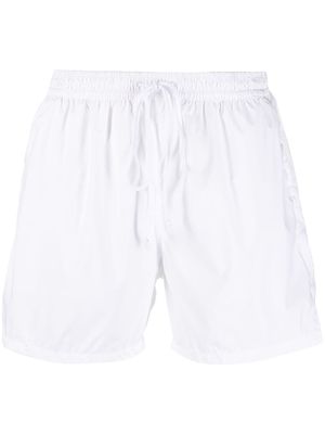 Fedeli short de bain à logo imprimé - Blanc