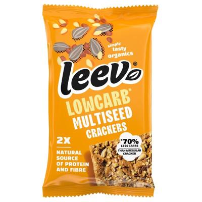 Leev® Low Carb Qrackers Meerzaden (2 stuks)