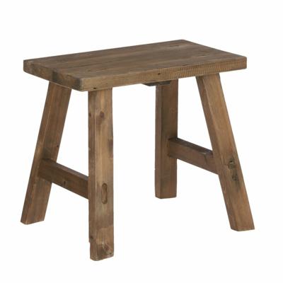 Krukje - plantentafel - gerecycled hout - bruin - 38 x 28 x 34 cm