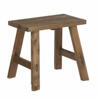 Krukje - plantentafel - gerecycled hout - bruin - 38 x 28 x 34 cm