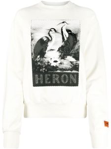 Heron Preston sweat à imprimé graphique - Blanc