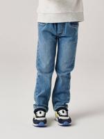 Onverwoestbare rechte relaxjeans jongens, eenvoudig aan te trekken double stone