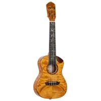 Ortega RUET-QMA Elite Series Concert Size Ukulele Quilted Maple elektrisch-akoestische concert ukelele met gigbag