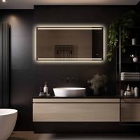 LoXa - Badkamerspiegel Felix met LED 120x70cm - Dimbaar - Anti-condens - Direct & Indirect licht - Geheugenfunctie - Energiezuinig - Eenvoudige installatie