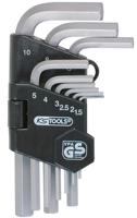 KS TOOLS hoeksleutel set angle wrench set hexagon socket 9 pcs.