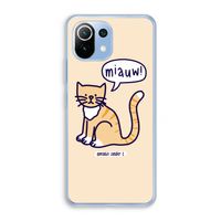 Miauw: Xiaomi Mi 11 Lite Transparant Hoesje