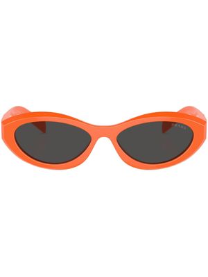 Prada Eyewear lunettes de soleil à monture papillon - Orange