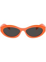 Prada Eyewear lunettes de soleil à monture papillon - Orange