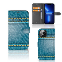 iPhone 13 Pro Max Wallet Case met Pasjes Jeans