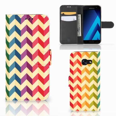Samsung Galaxy A5 2017 | Telefoon Hoesje | Zigzag Multi Color Samsung Galaxy A5 2017 | Telefoon Hoesje | Zigzag Multi Color