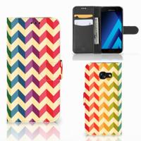 Samsung Galaxy A5 2017 | Telefoon Hoesje | Zigzag Multi Color
