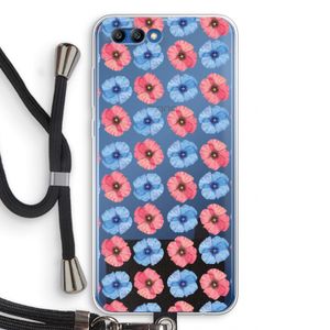 Klaproosjes: Honor 10 Transparant Hoesje met koord