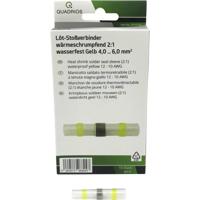 Quadrios 2011C401 Stootverbinder 4 mm² 6 mm² Volledig geïsoleerd Geel 10 stuk(s)