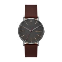 Horlogeband Skagen SKW6860 Leder Bruin 20mm