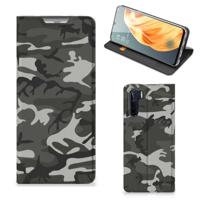 OPPO Reno3 | A91 | Hoesje met Magneet | Army Light