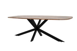 Tower Living Eettafel 'Silvi' Deens ovaal, Mangohout, 180 x 100cm