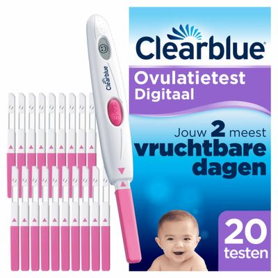 ClearBlue Ovulatietest - Digitale Houder En 20 Testen