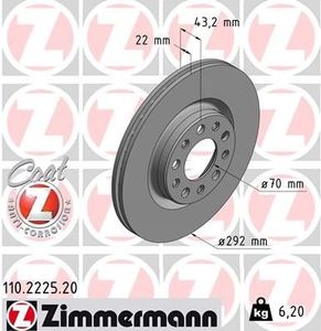 Remschijf Coat Z 110222520