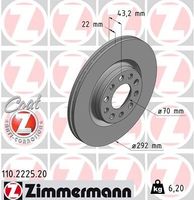 Remschijf Coat Z 110222520