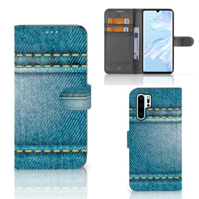 Huawei P30 Pro | Wallet Case | met Pasjes | Jeans