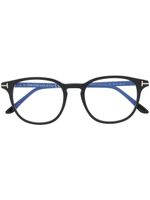 TOM FORD Eyewear lunettes de vue à monture ronde - Noir