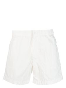 Ten C short de bain à taille élastiquée - Blanc