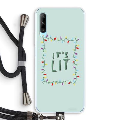 It's Lit: Huawei P Smart Pro Transparant Hoesje met koord