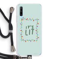 It's Lit: Huawei P Smart Pro Transparant Hoesje met koord
