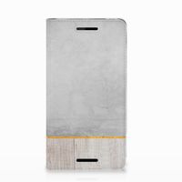 Nokia 2.1 2018 Book Wallet Case Wood Concrete - thumbnail