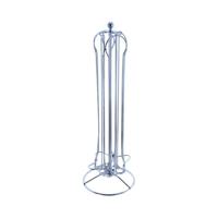 Houder voor 36 koffiecapsules Kinvara W6246A Nespresso Zilverkleurig Zilver Metaal 13 x 39 x 13 cm Draaiend 36 Onderdelen